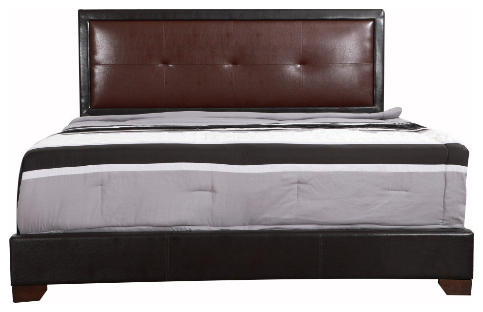 Bed, Brown, Full, King