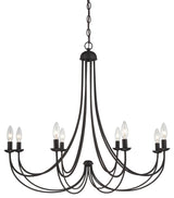 Quoizel MRN5008IB Eight Light Chandelier Mirren Imperial Bronze