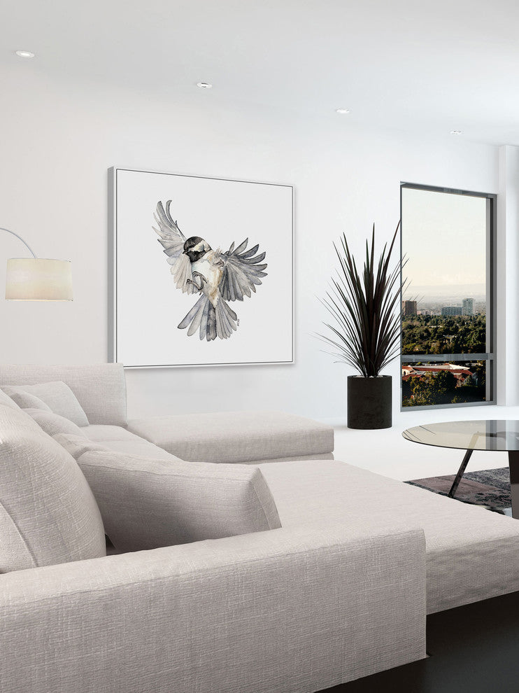 "Freedom" Floater Framed Painting Print on Canvas, 48"x48"