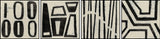Hieroglyphs Quadriptych, 192"x48"