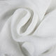 Vega White Patterned Linen Sheer Fabric Sample, 4Wx4L
