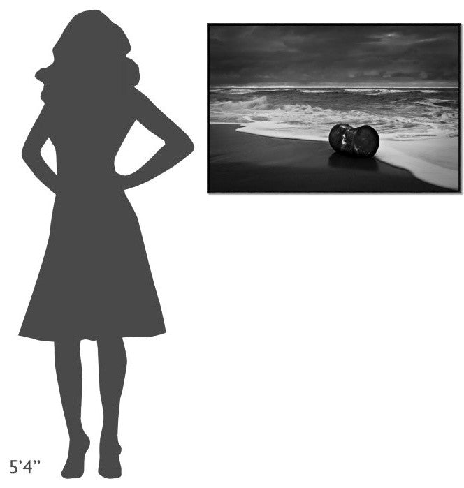 "The Human Element" Framed Canvas Giclee by Niels Christian Wulff, 37x25"