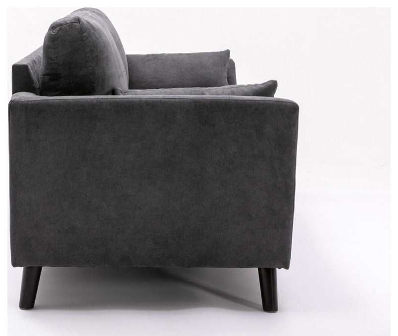 Damian Woven Sofa, Gray
