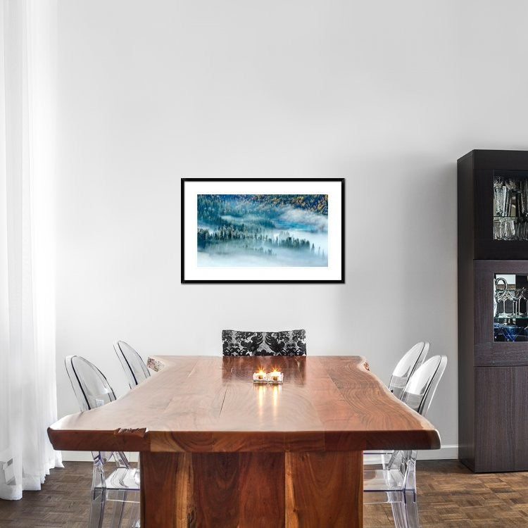 "Magic Bay" Framed Digital Print by Hua Zhu, 38x24"
