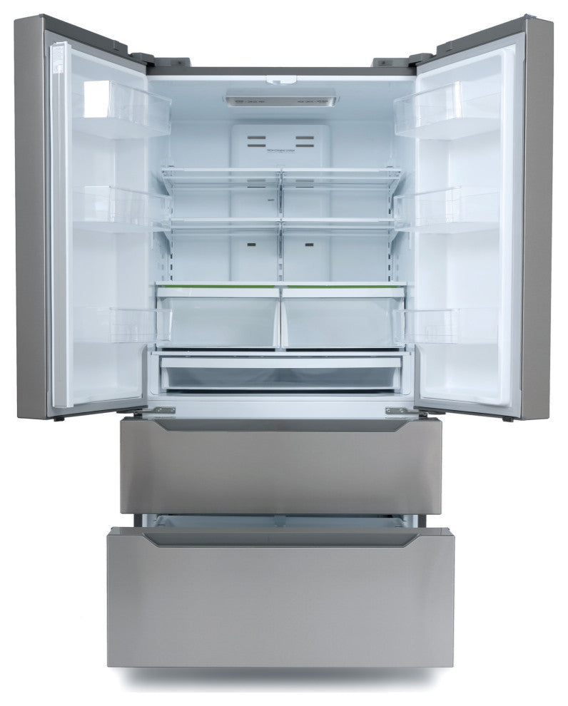 2-Piece Kitchen, 36" Gas Range and French Door Refrigerator