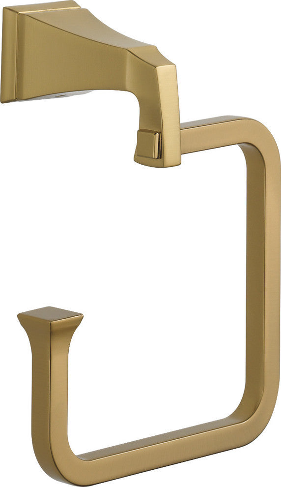 Delta Dryden Towel Ring, Champagne Bronze, 75146-CZ