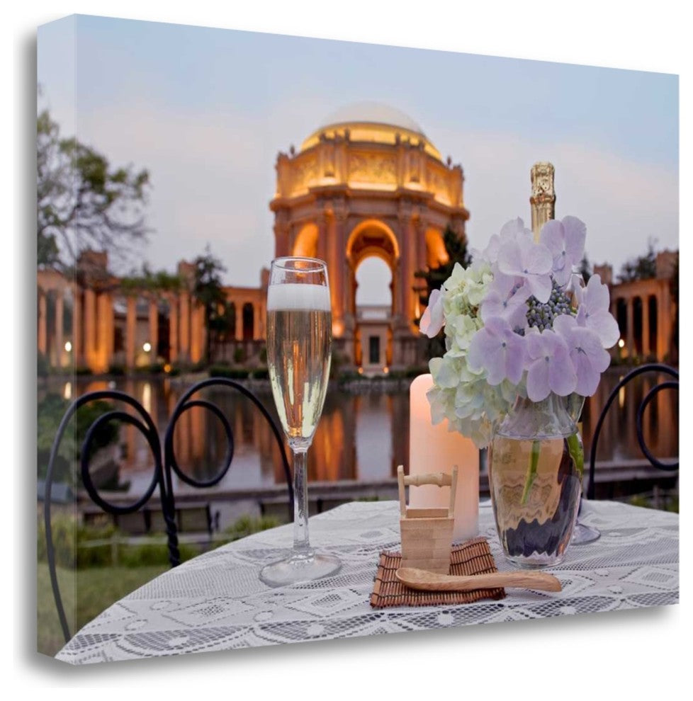 "Dream Cafe Palace Of - 23" By Alan Blaustein, Giclee on Gallery Wrap Canvas