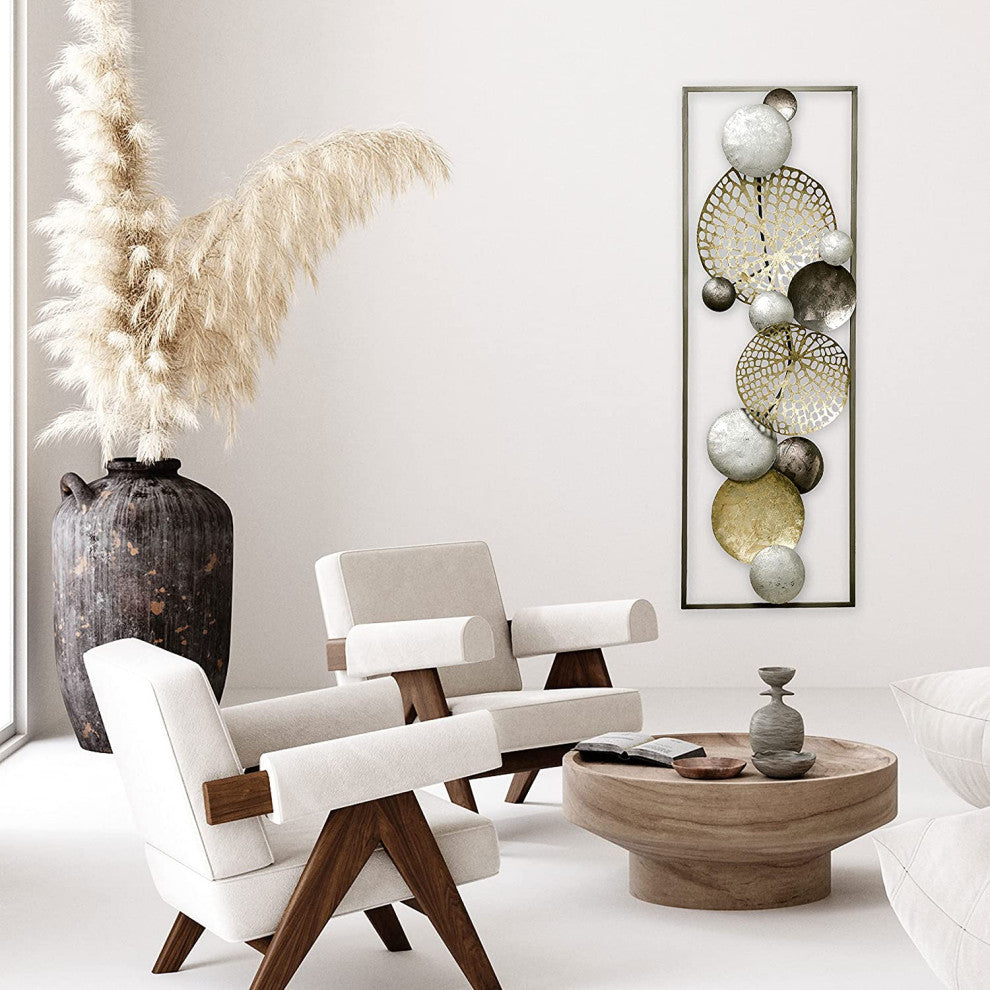 Abstract Dots Botanical Wall Decor, 35"