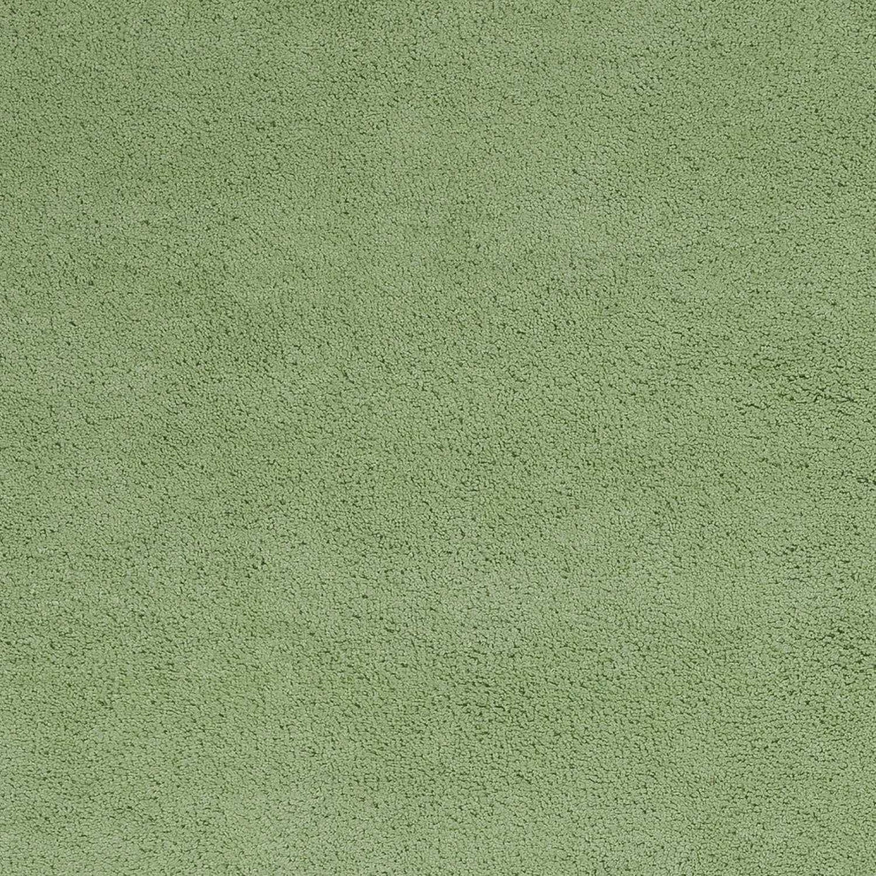 HomeRoots 9' x 13' Polyester Spearmint Green Area Rug