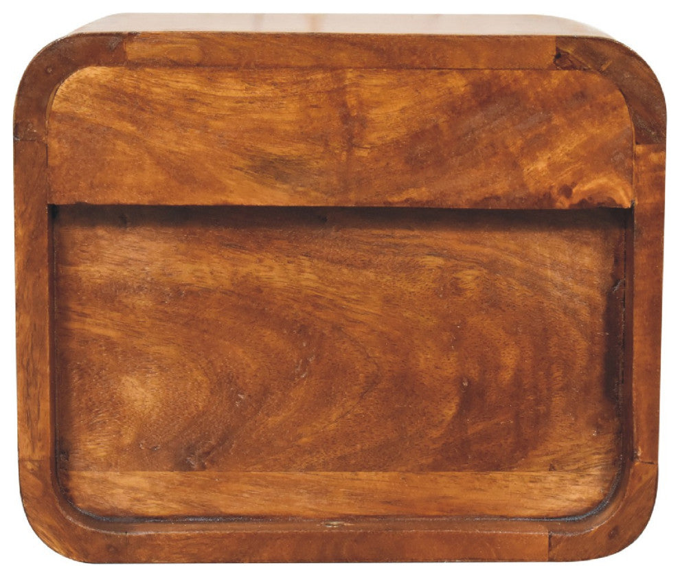 Mini Curve Floating Nightstand