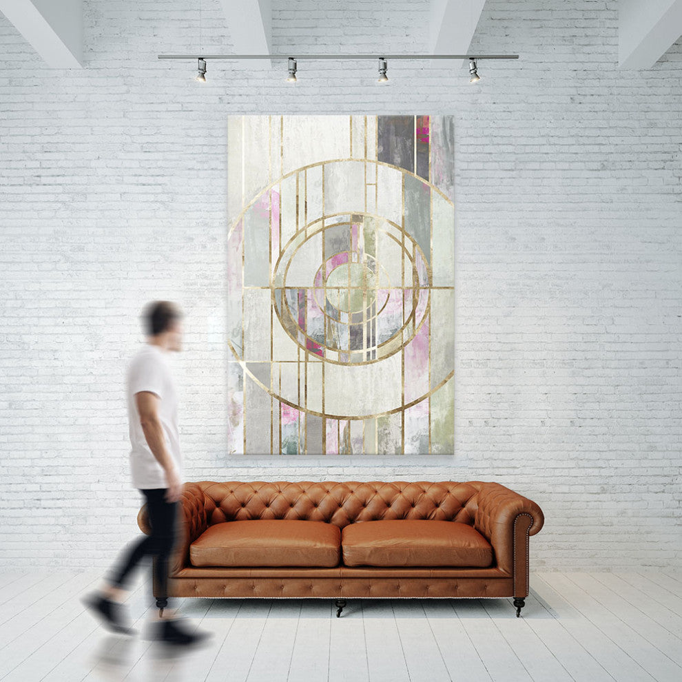 "Blush Deco I" Fine Art Giant Canvas Print, 54"x84"