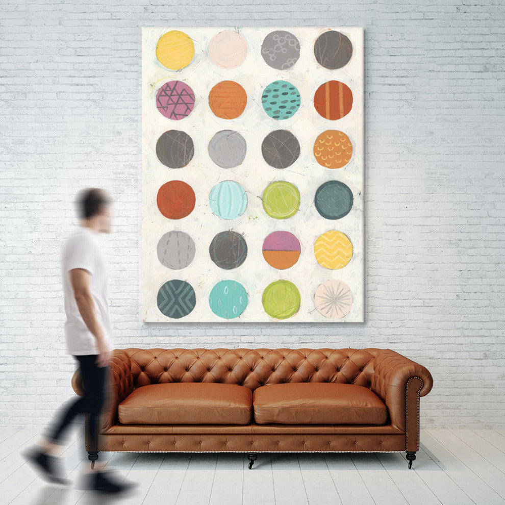 "Pattern Interaction II" Fine Art Giant Canvas Print, 54"x72"