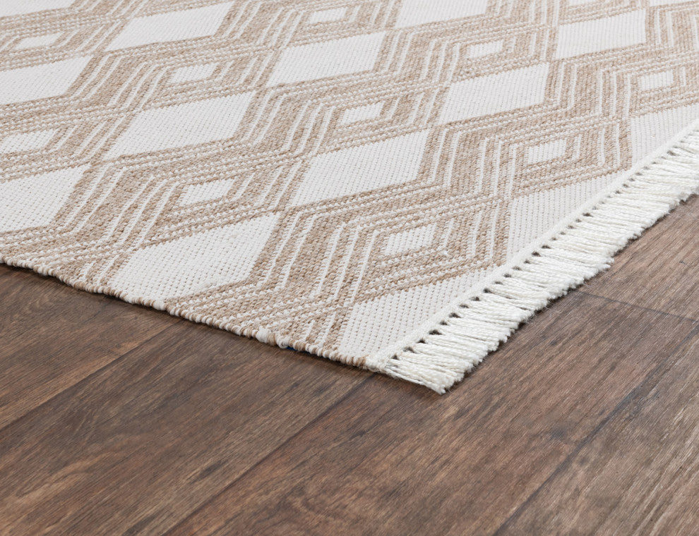 Saugatuck Indoor Outdoor Tan Accent Rug by Kosas Home