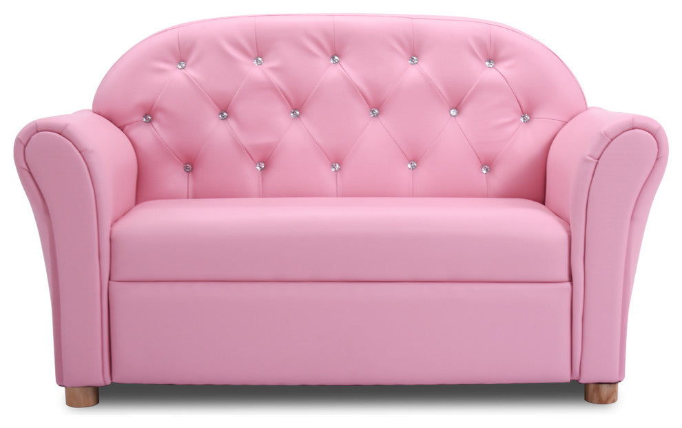 Costway Kids Sofa Princess Armrest Chair Lounge Couch Children Toddler Gift