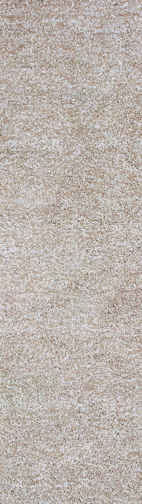 KAS Bliss 1580 Ivory Heather Shag Area Rug, 8' x 11'