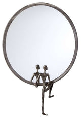 Cyan Design Kobe Mirror #1, Raw Steel