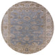 Ahgly Company Indoor Round Mid-Century Modern Area Rugs, 6' Round