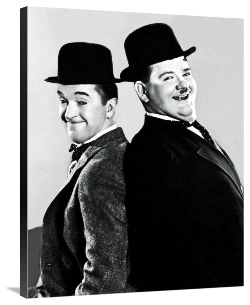 "Laurel & Hardy - Portrait, 1933" Canvas by Hollywood Photo Archive, 28x36"