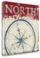 "Nautical I Red" By Wellington Studio, Giclee Print on Gallery Wrap Canvas