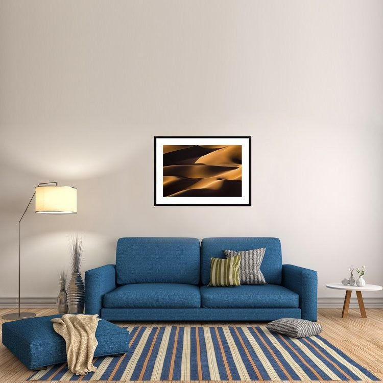 "Light And Shadow" Framed Digital Print by Mohammadreza Momeni, 44x32"