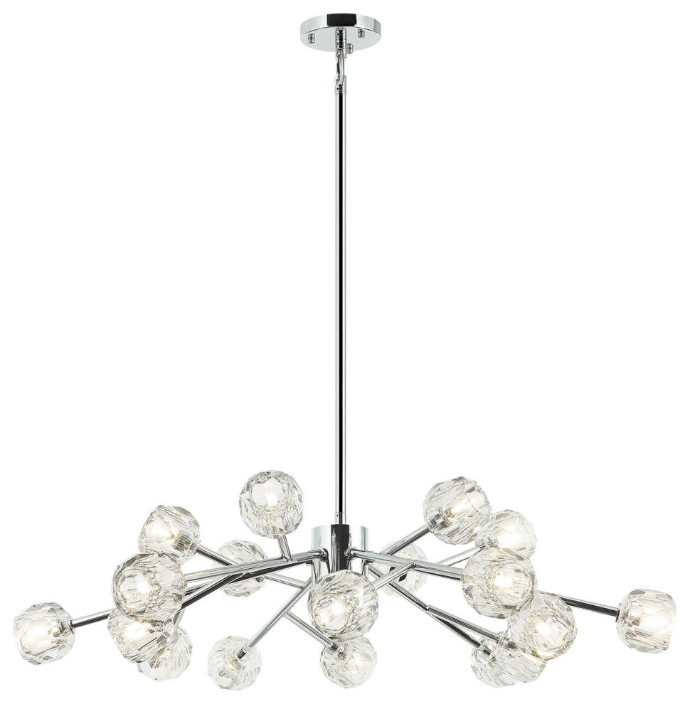 Matteo Lighting C61418CH Pendant, Chrome Finish