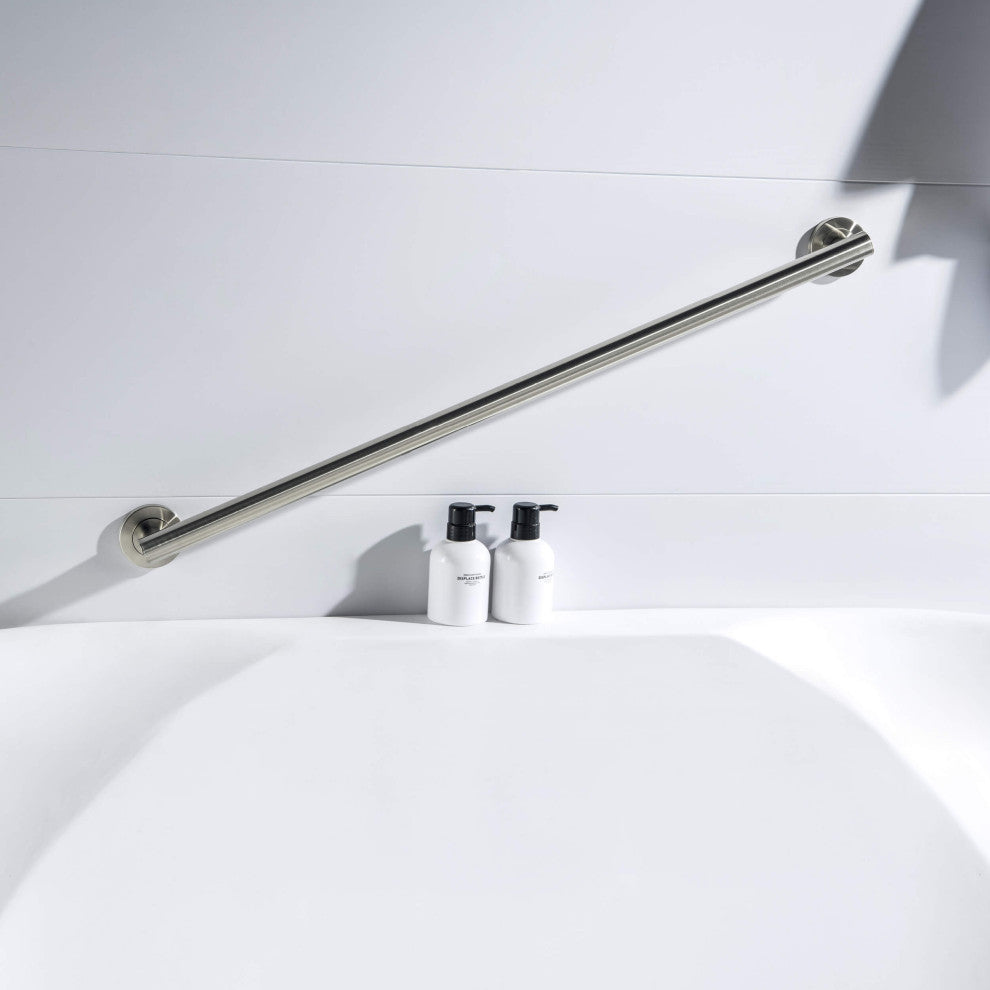 36" Stainless Steel Bathroom Safety Grab Bar, Brushed Nickel