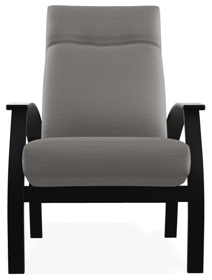 Belle Isle Cushion Outdoor Adjustable Back Chair, Tabloid Cloud/Black