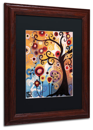 Natasha Wescoat '017' Art, Wood Frame, Black Mat, 11x14