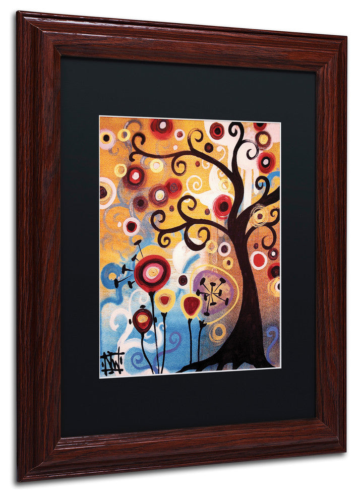 Natasha Wescoat '017' Art, Wood Frame, Black Mat, 11x14
