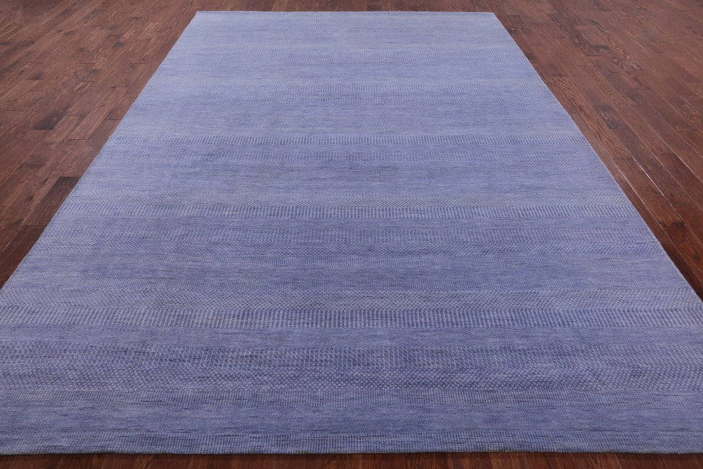 9' 0" X 12' 3" Wool and Silk Savannah Grass Handmade Rug Q12008