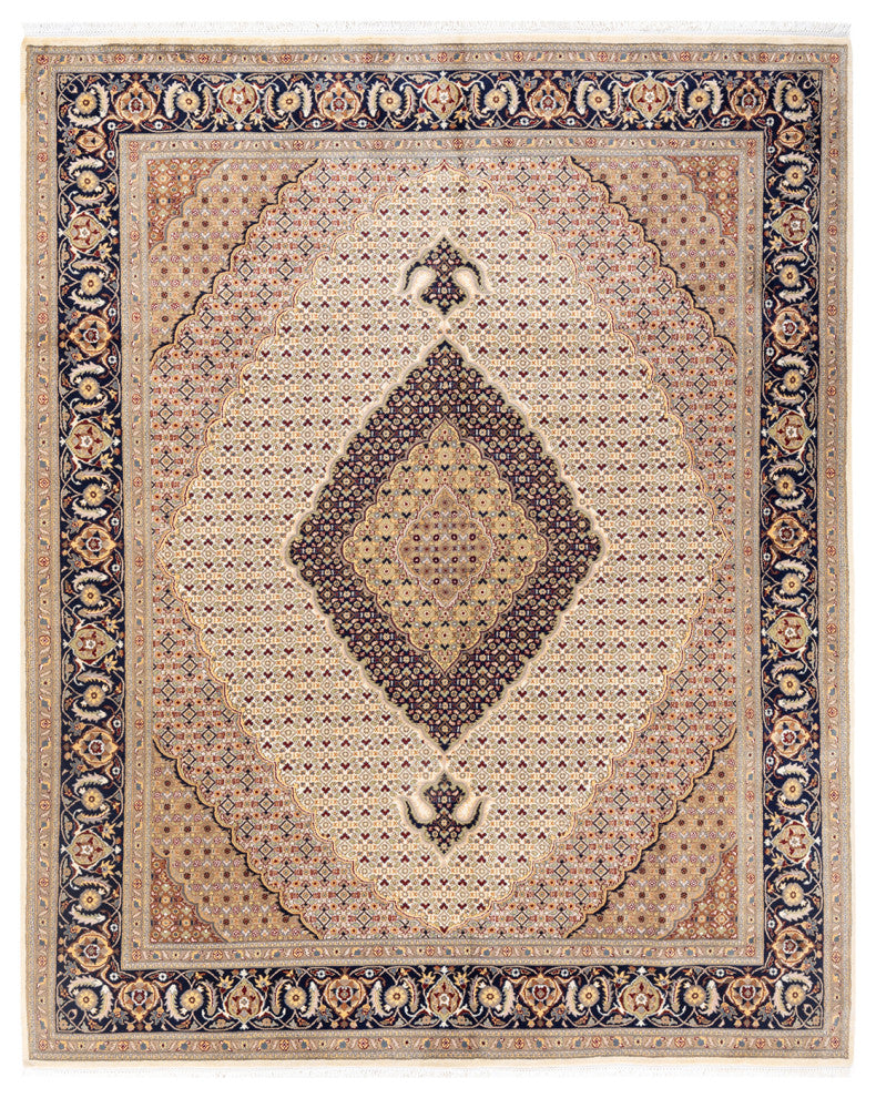 Mogul, One-of-a-Kind Hand-Knotted Area Rug Ivory, 8' 2" x 10' 5"