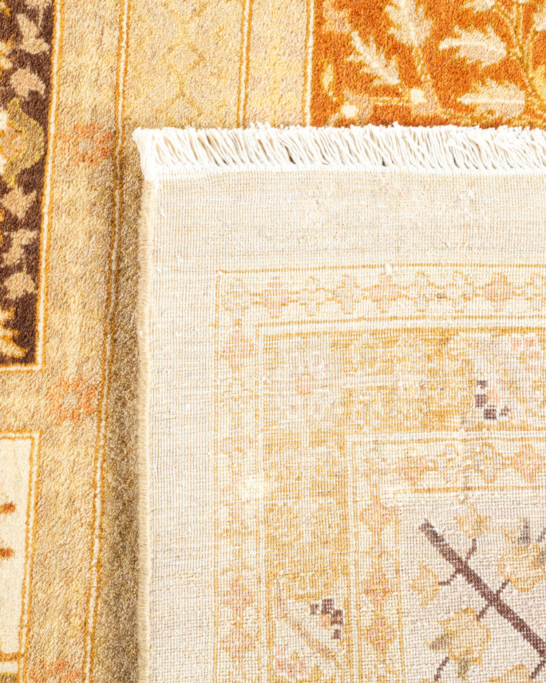 Sintgaing One-of-a-Kind Hand-Knotted Area Rug Ivory, 9'0"x12'6"