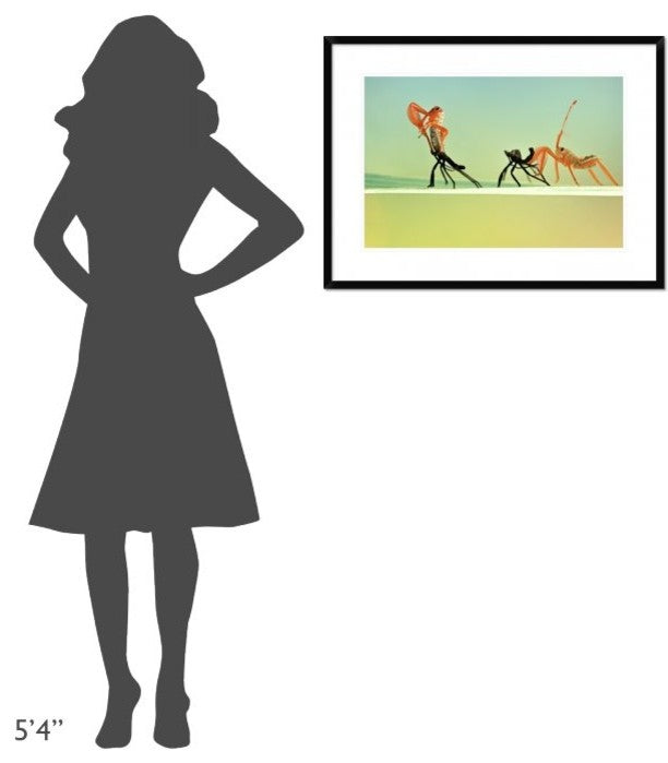 "Re-Born" Framed Digital Print by Donald Jusa, 32x24"