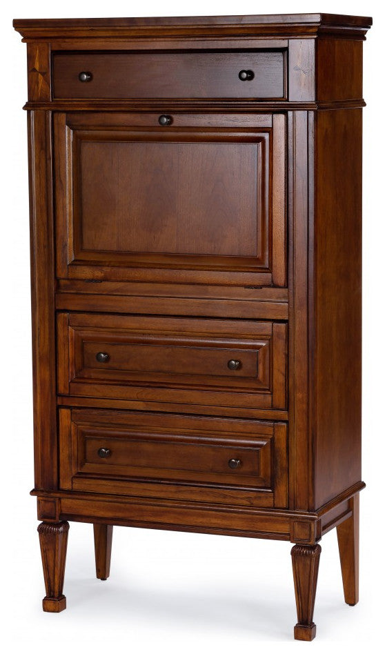Classic Olive Ash Burl Secretary