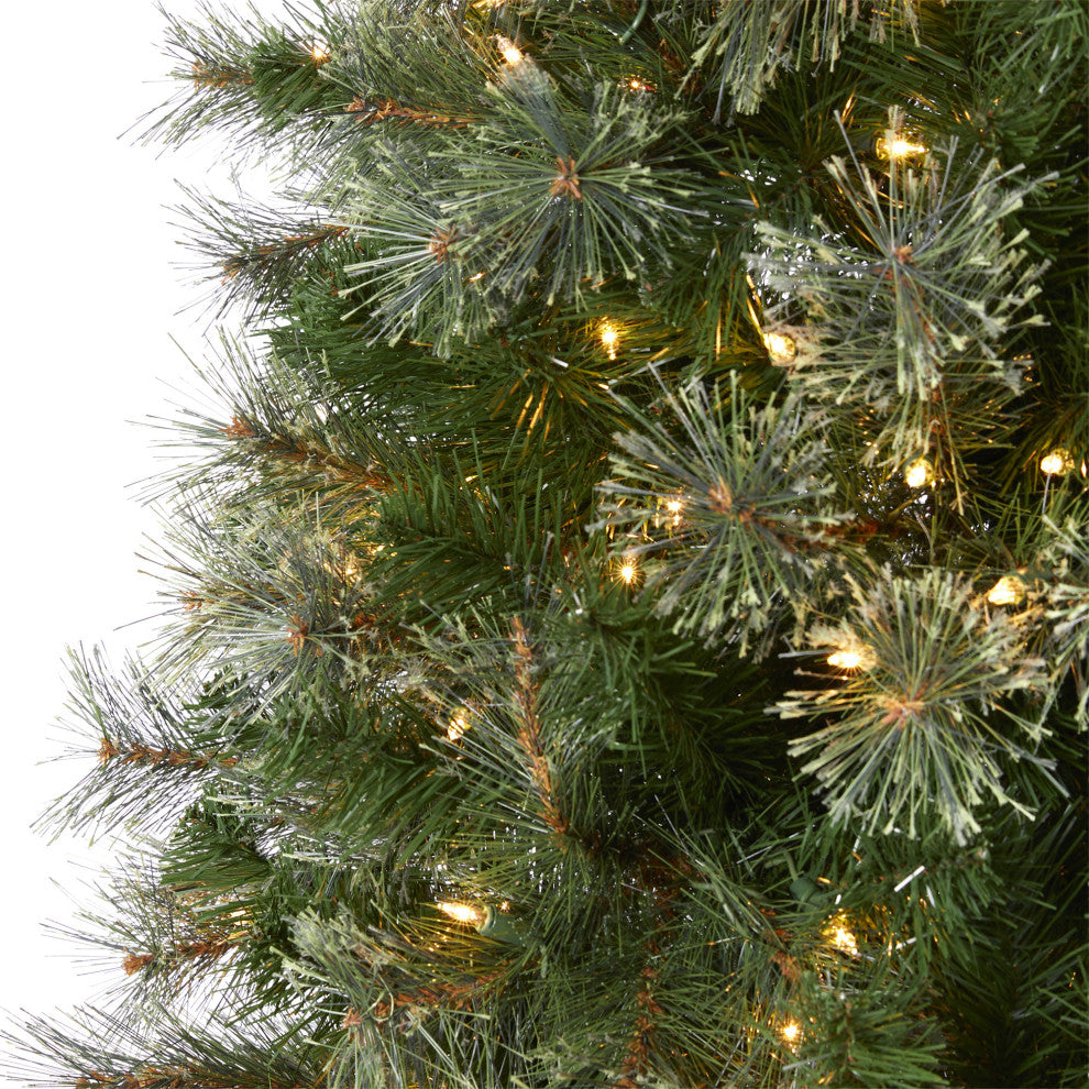 10' Cashmere Slim Christmas Tree / 750 Warm White Lights/1908 Bendable Branches