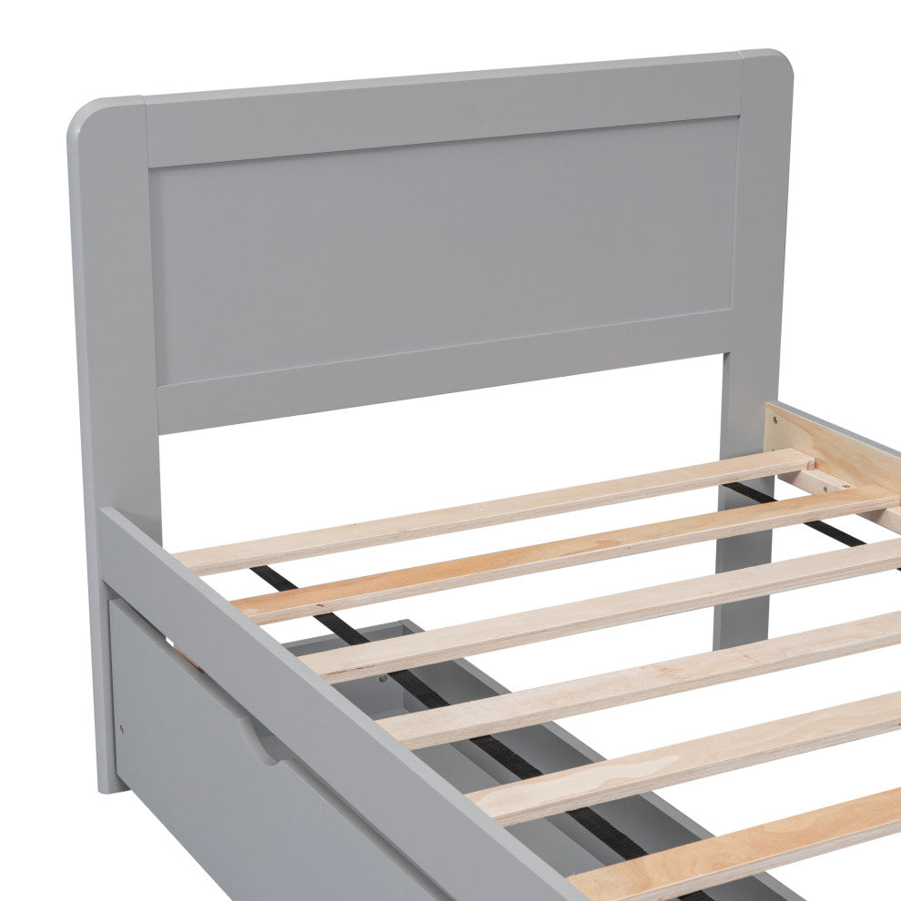 Gewnee Modern Design Twin Size Platform Bed Frame