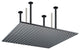 Fontana 20" Rainfall Shower System, Handheld Shower & 3 Body Jets, Matte Black