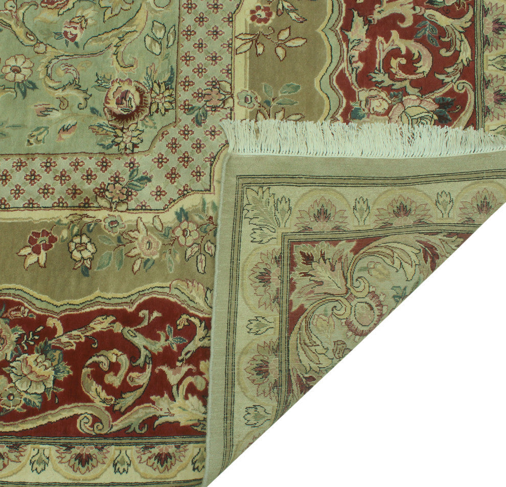 Pak-Persian Dominick Gray/Burgundy Rug, 8'1x9'11