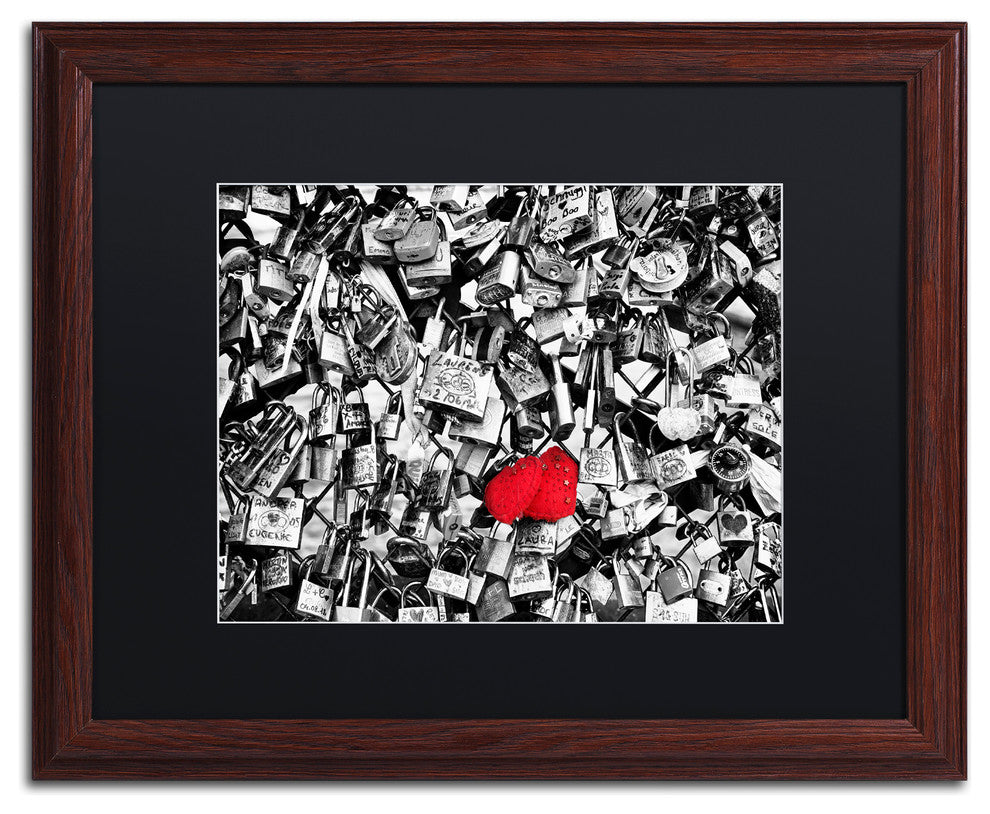 Philippe Hugonnard ''Love Locks'' Matted Framed Art, 16x20