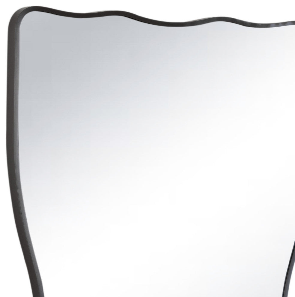 Piero Metal Mirror, Black