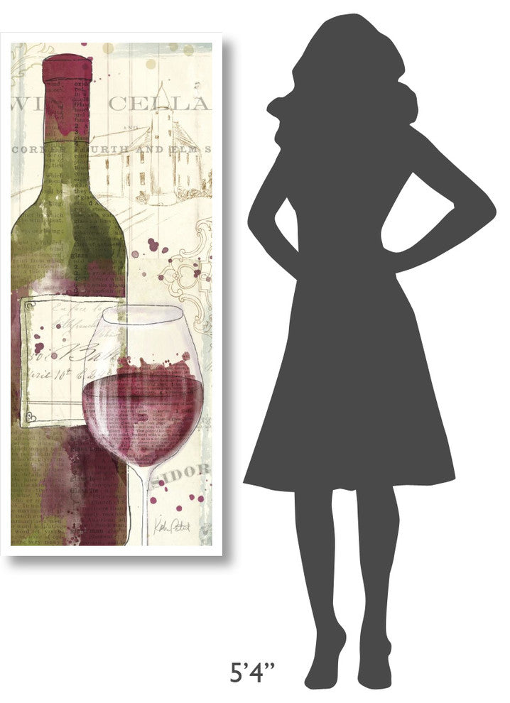 "Chateau Winery IV" Digital Paper Print by Katie Pertiet, 22"x52"