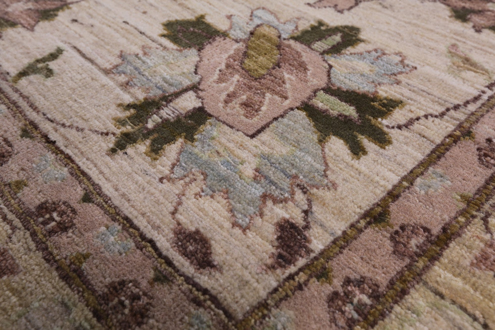 12' 1" X 18' 0" Signed Chobi Peshawar Hand Knotted Wool Rug Q8845