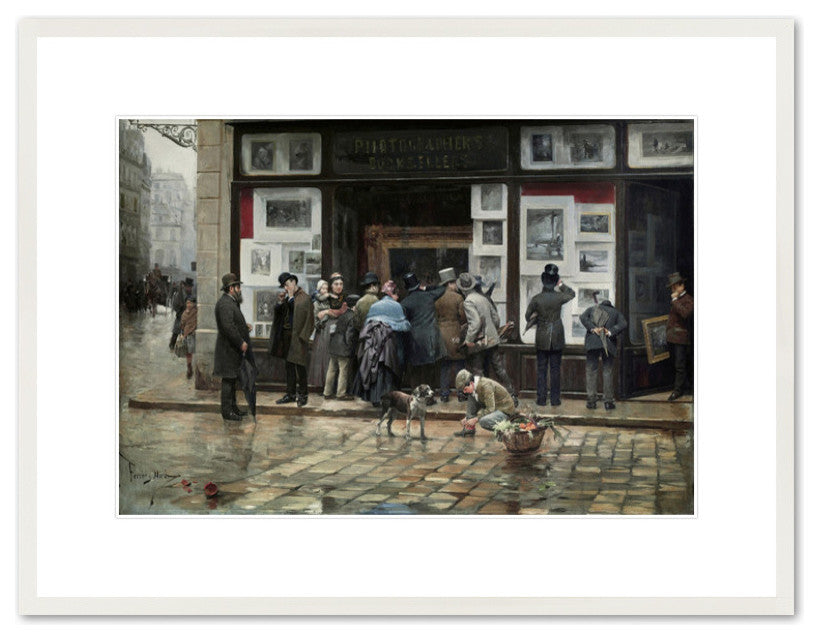 Exposicio publica d'un quadre. Barcelona, cap a 1888