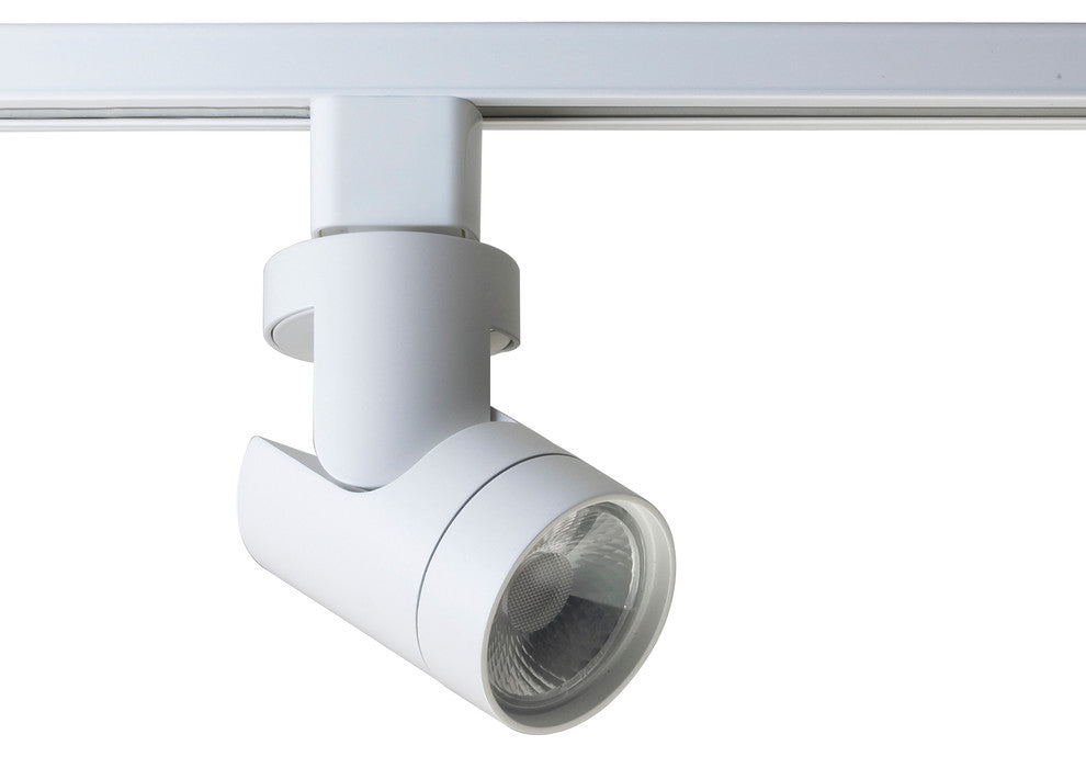 Nuvo 1-Light LED Track Head Light Fixture, White