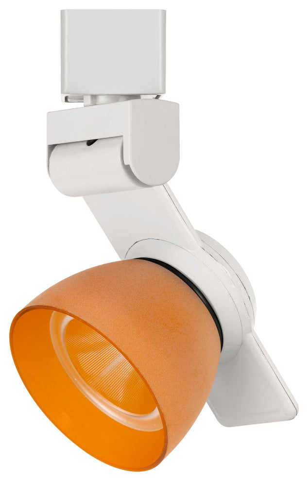 12W LED Track Fixture, Amber Frost