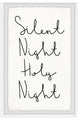 "Silent and Holy Night" Framed Painting Print, 16x24