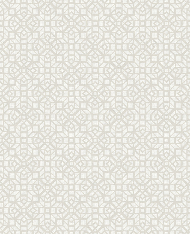 Element Neutral Mosaic Wallpaper Bolt