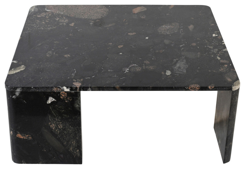 Livorno Marble Coffee Table, Stone, Granite