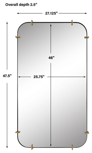 Uttermost 09888 Pali Industrial Iron Mirror