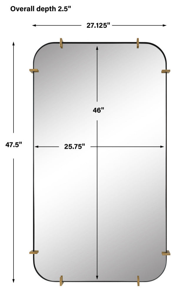Uttermost 09888 Pali Industrial Iron Mirror